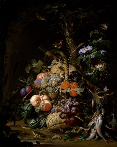 Nature morte de fruits - Abraham Mignon